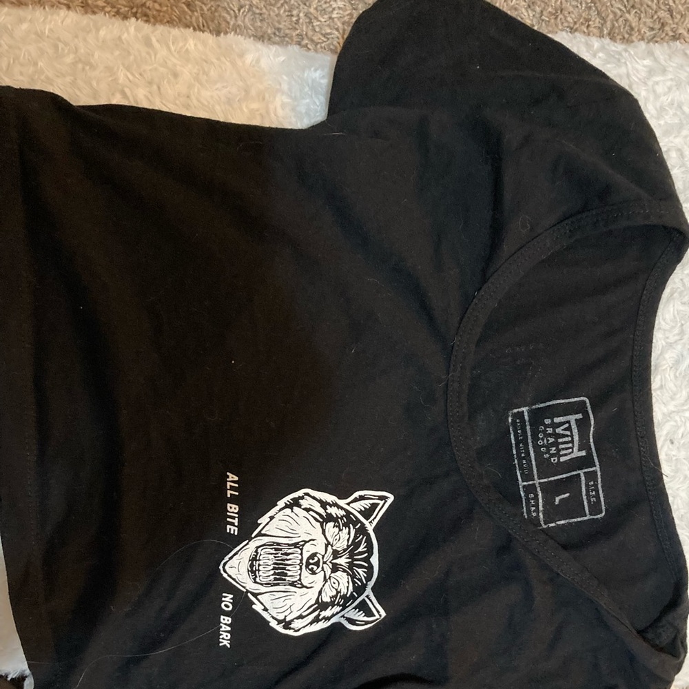 All Bite No Bark crop top by HVIII x Maddy Foreberg